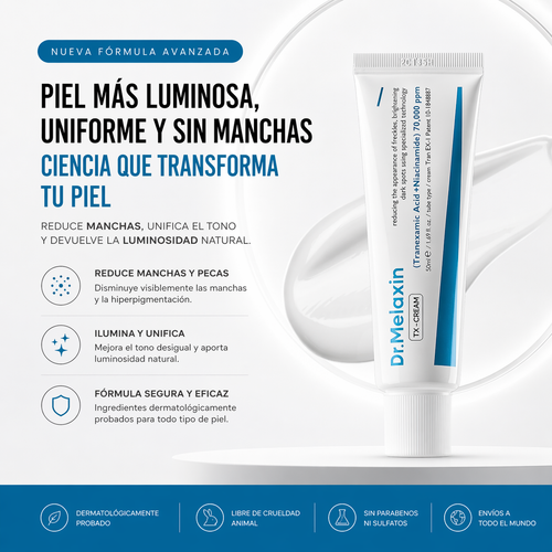 DR. Melaxin TX Ácido Tranexámico CREMA | Crema para pecas en la piel