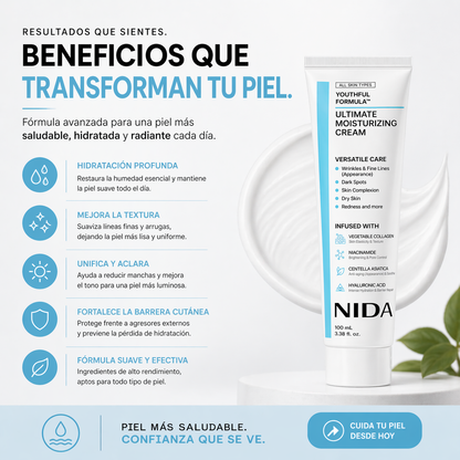 Crema Facial NIDA Anti-Edad