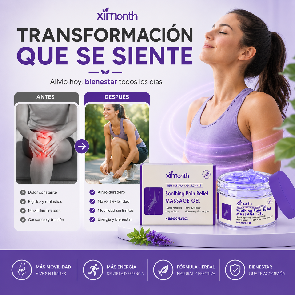FlexZen™ Gel Calmante Muscular y Articular