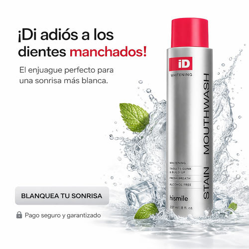 Enjuague Bucal Blanqueador iD Stain Hismile Japones